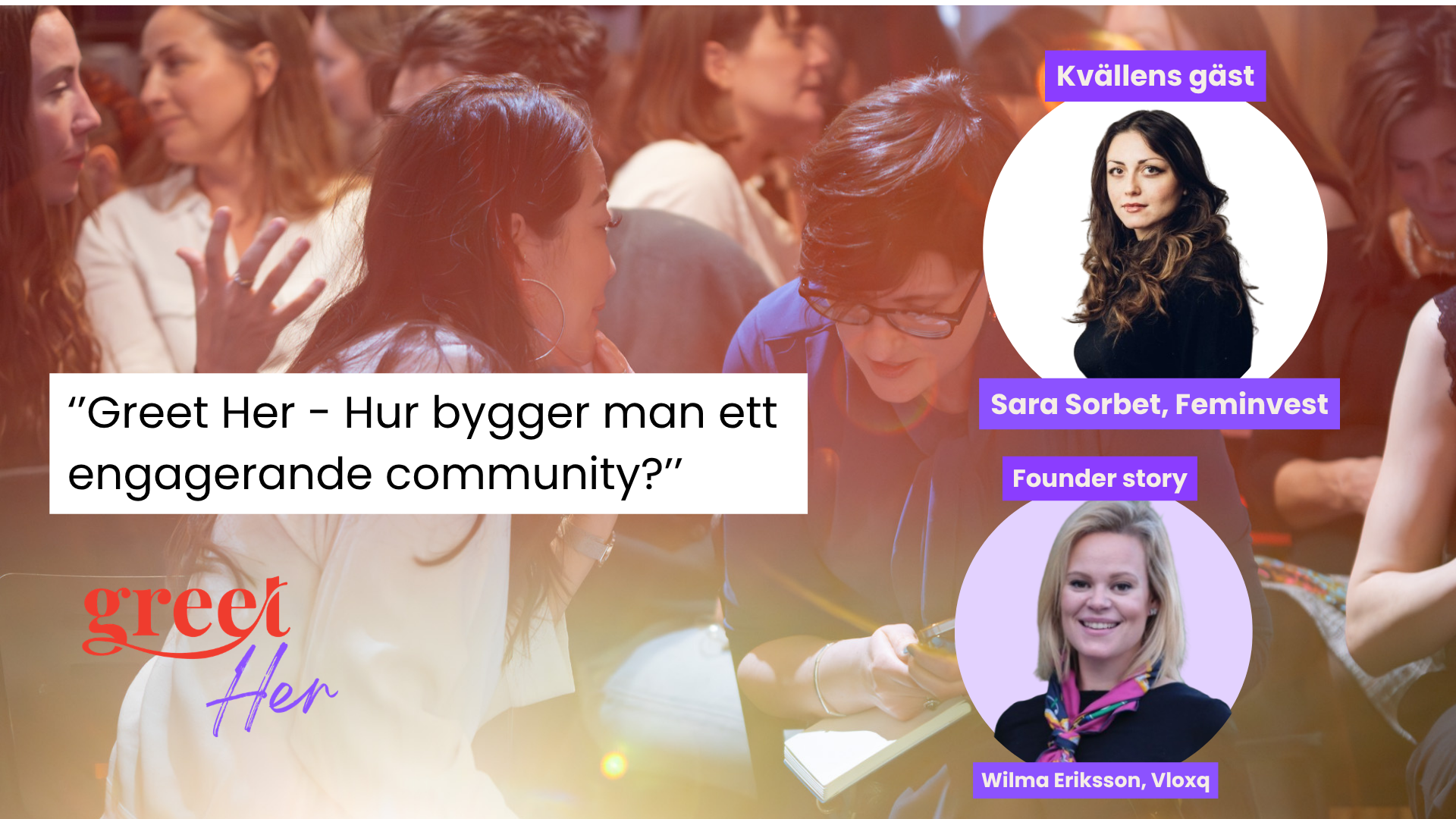 Greet Her event med LISA kruse